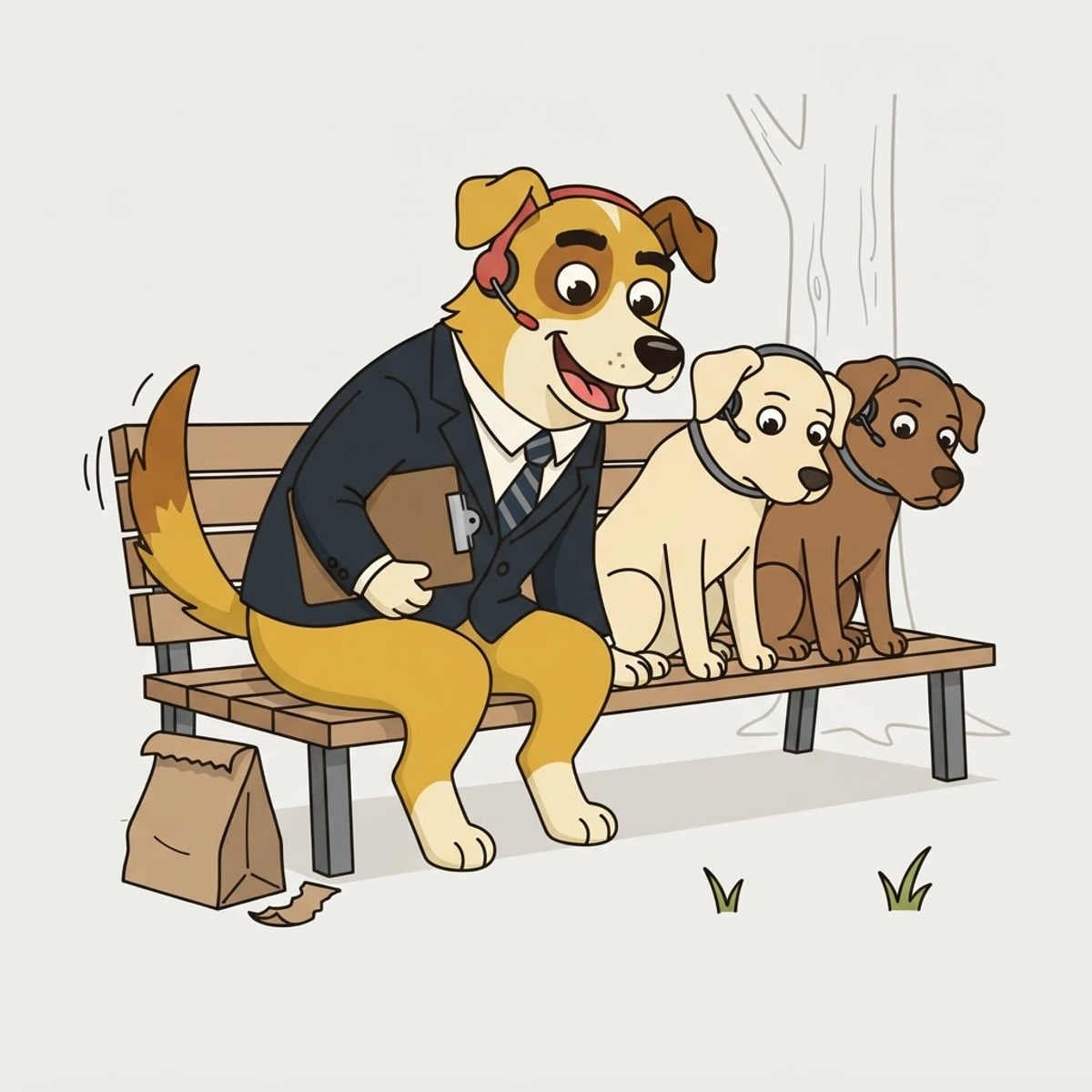 Meme: no notes. no flags. just the pack on lunch break.