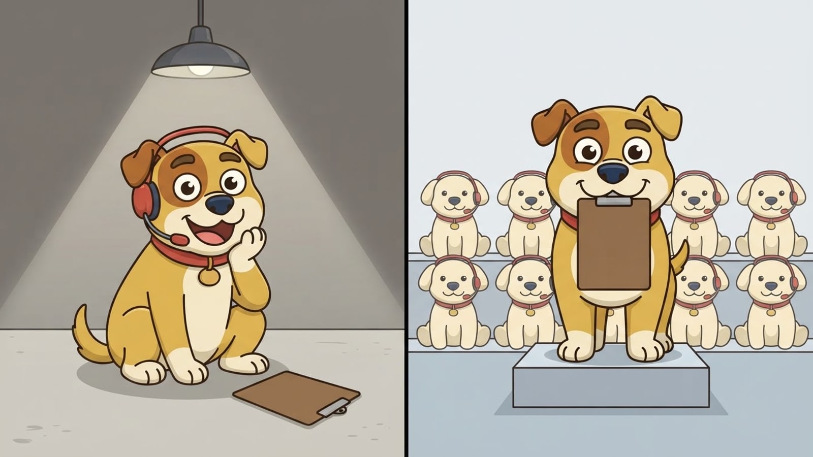 Meme: ticket received. tail wagging. the pack answered.