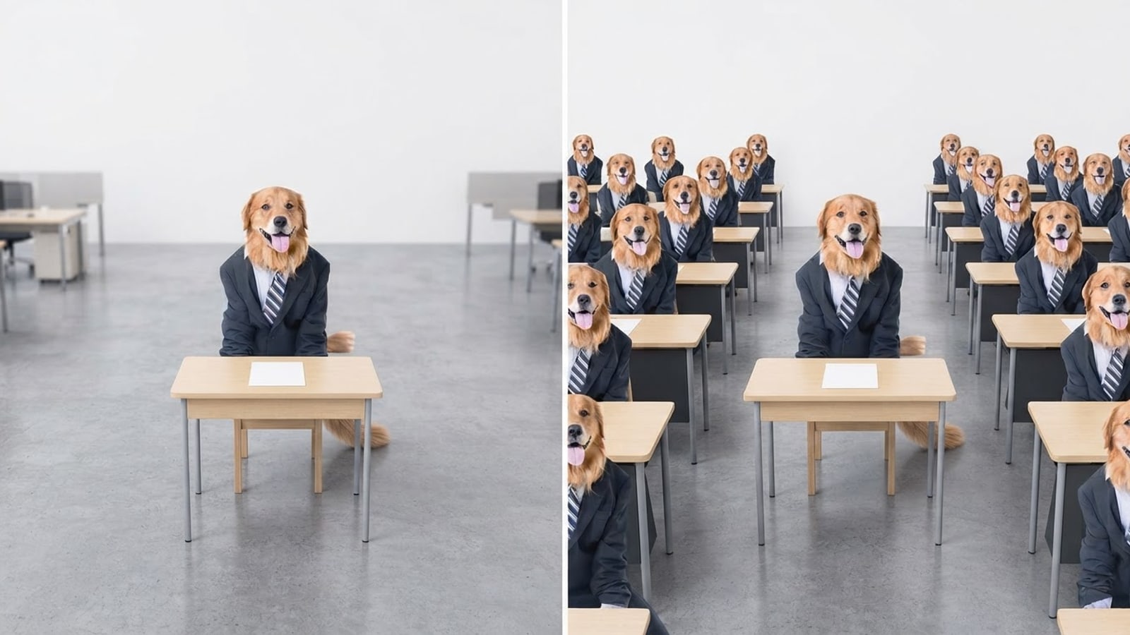 Meme: same dog, same nothing to do, way more support