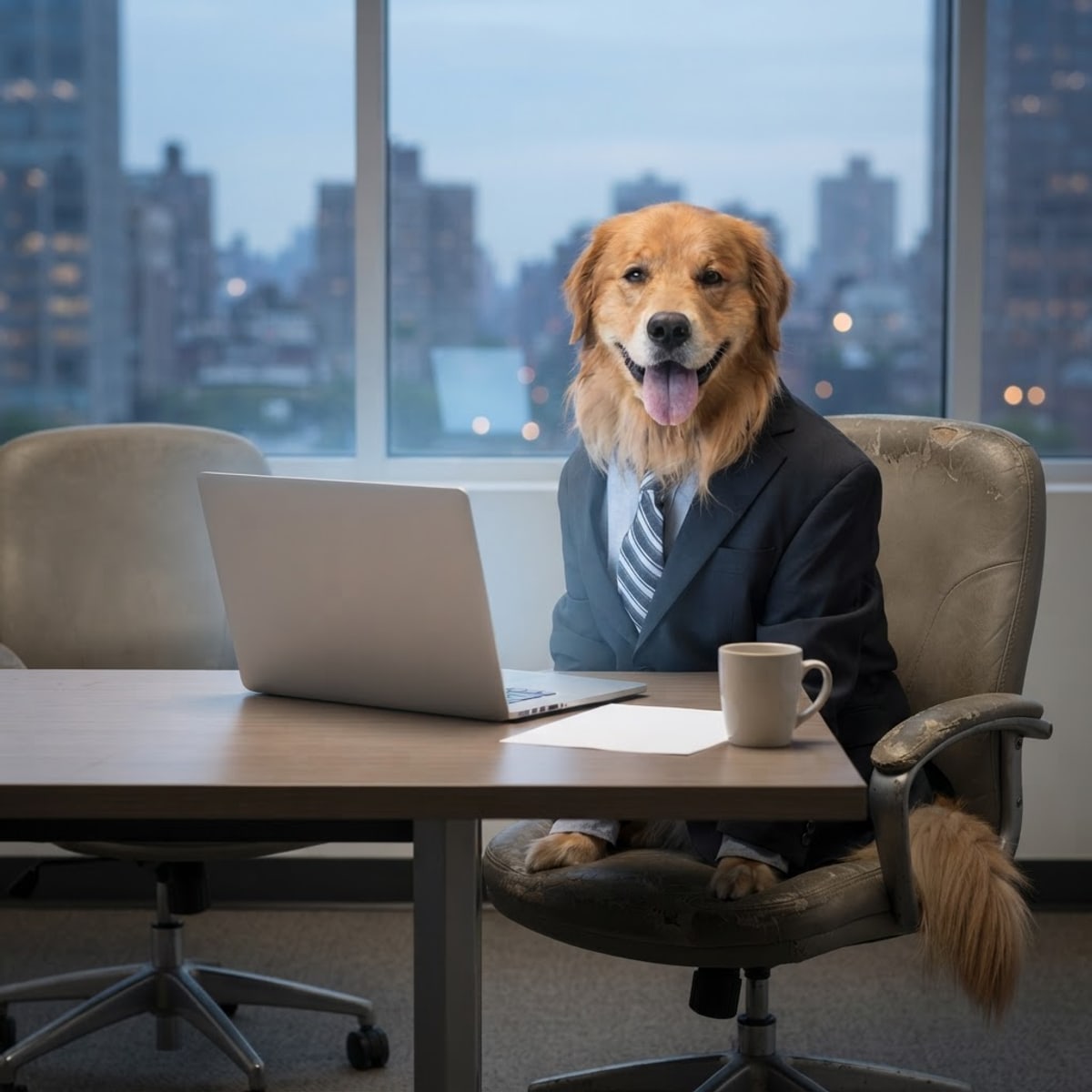 Meme: hdog is supporting the agency. nobody knows how. it is working.