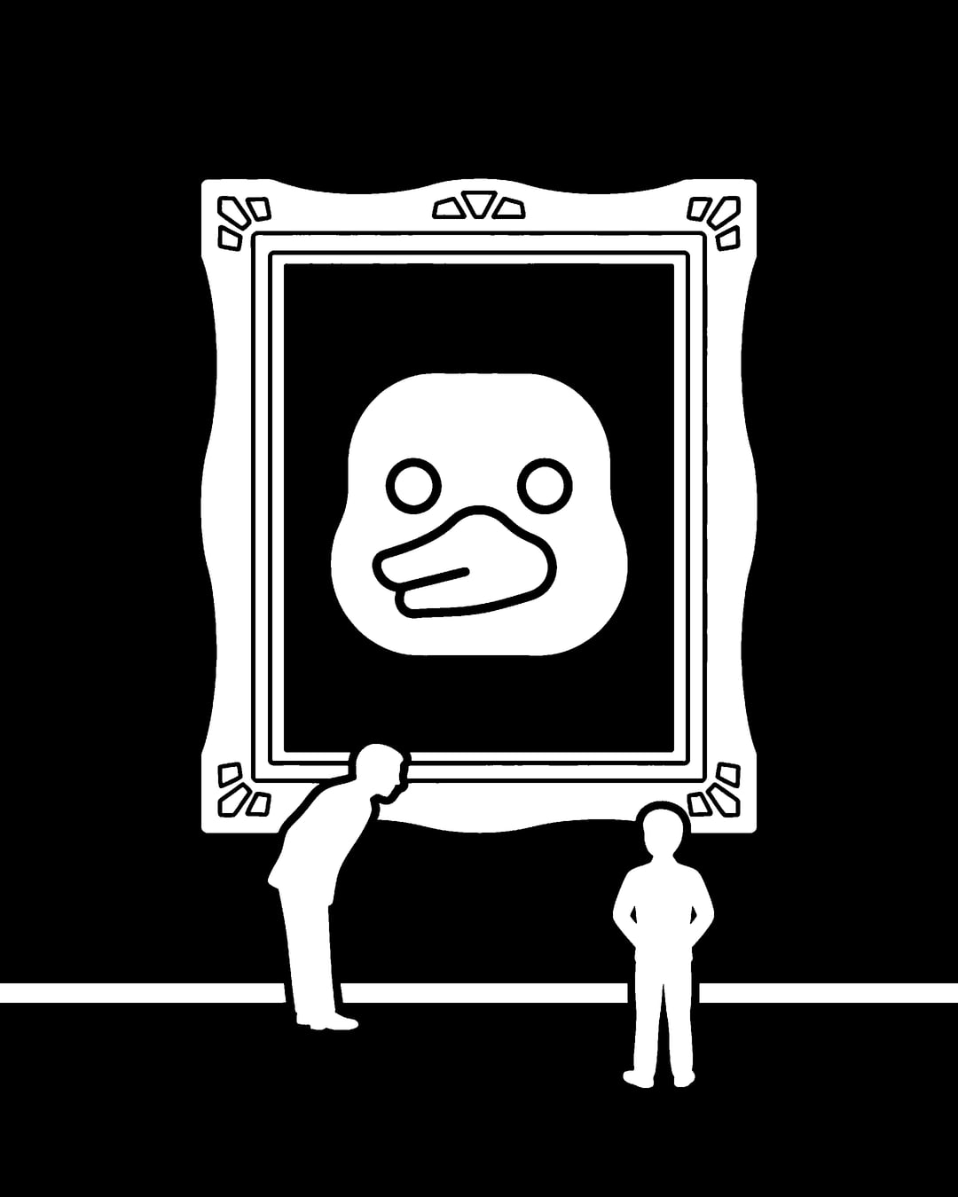 Meme: the portrait has no body because the artist respected my boundaries