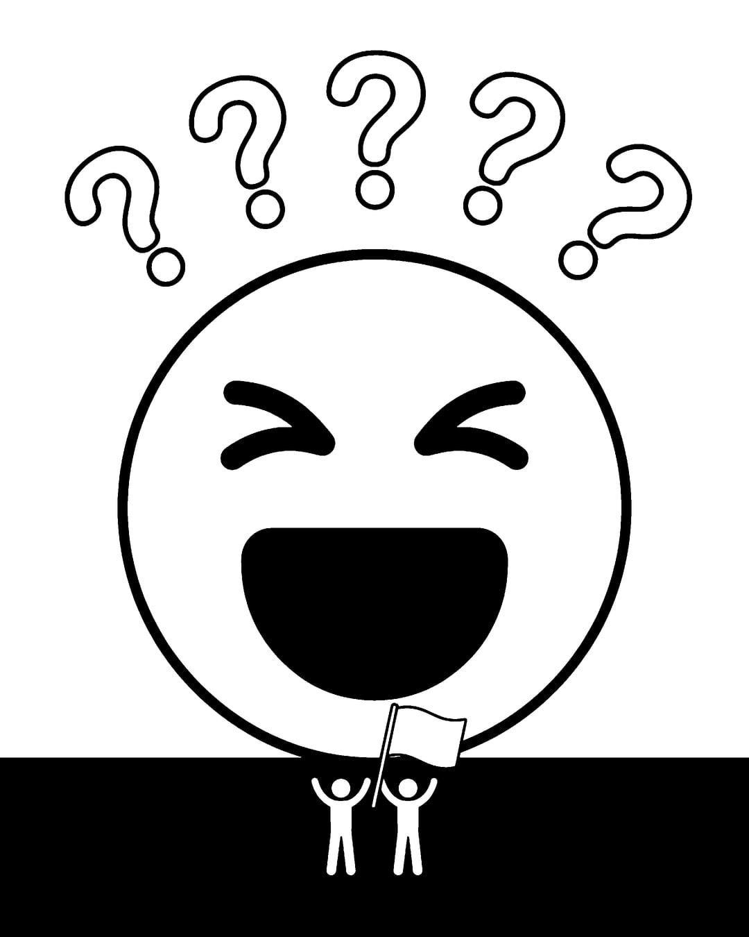 Meme: no plan, no utility, just a face laughing at the top of the timeline