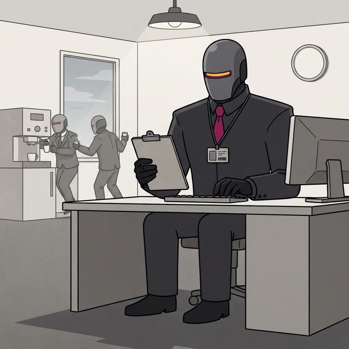 Meme: it is monday. he has been here since friday.