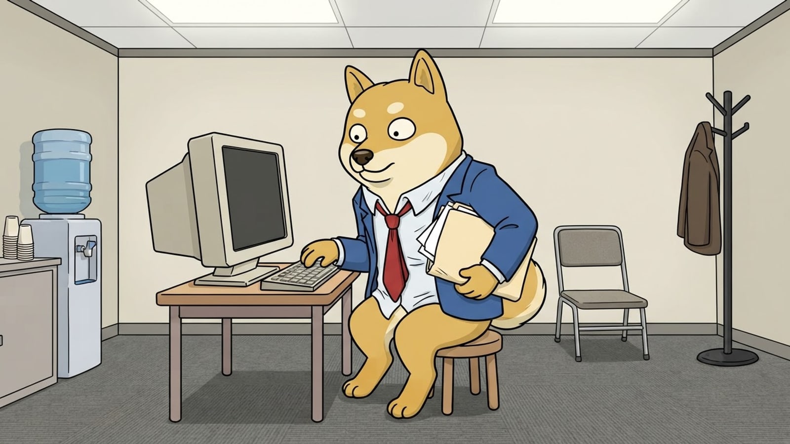 Meme: my first day as an ai agent and i already hired myself